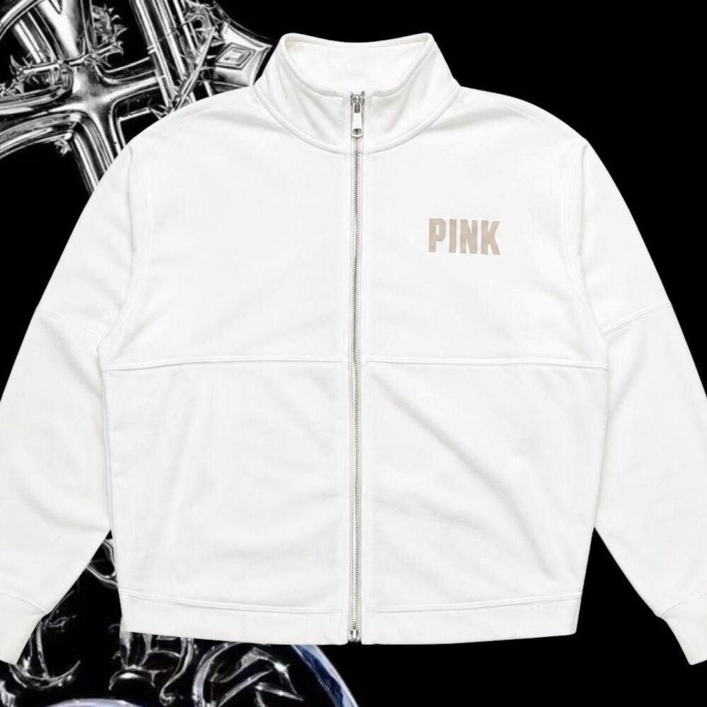 Victoria-s-secret-pink Women's Cream and White Jacket